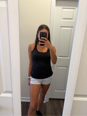 Lululemon Black Racerback Tank Top